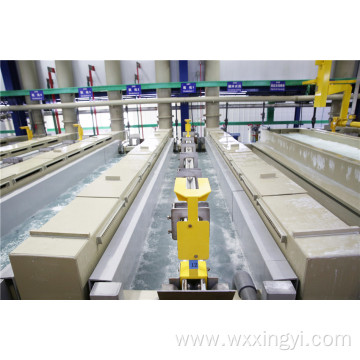 Automatic plating line plant for auto interior decoration